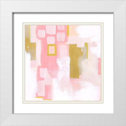 Strawberry Season III White Modern Wood Framed Art Print with Double Matting by Popp, Grace