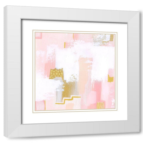 Strawberry Season IV White Modern Wood Framed Art Print with Double Matting by Popp, Grace