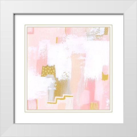 Strawberry Season IV White Modern Wood Framed Art Print with Double Matting by Popp, Grace
