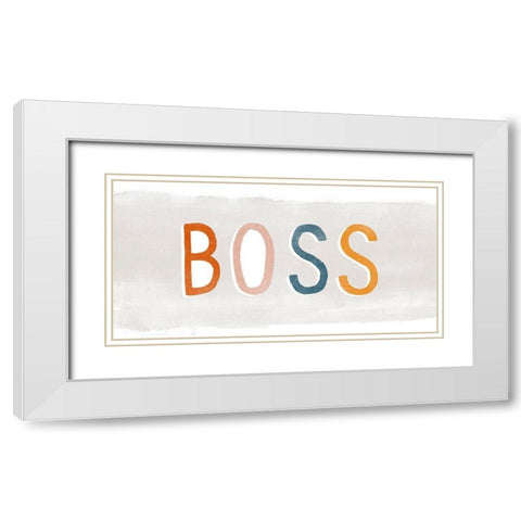 Hipster Sayings III White Modern Wood Framed Art Print with Double Matting by Vess, June Erica