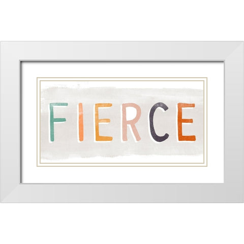 Hipster Sayings V White Modern Wood Framed Art Print with Double Matting by Vess, June Erica