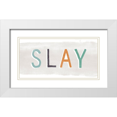 Hipster Sayings VIII White Modern Wood Framed Art Print with Double Matting by Vess, June Erica
