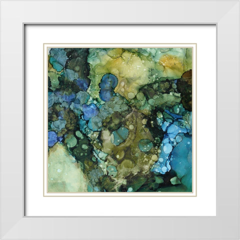Sea Tangle II White Modern Wood Framed Art Print with Double Matting by Borges, Victoria