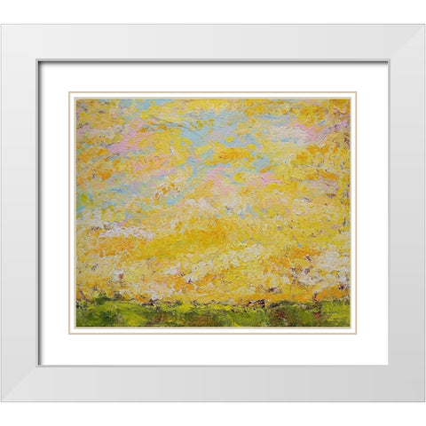 Hope and Promise White Modern Wood Framed Art Print with Double Matting by Friedlander, Allan