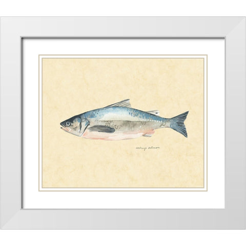 Catch of the Day IV White Modern Wood Framed Art Print with Double Matting by Scarvey, Emma