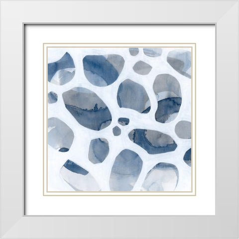 Lacuna I White Modern Wood Framed Art Print with Double Matting by Popp, Grace