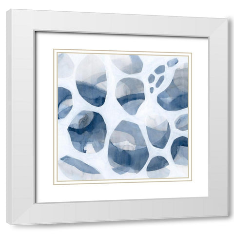 Lacuna II White Modern Wood Framed Art Print with Double Matting by Popp, Grace