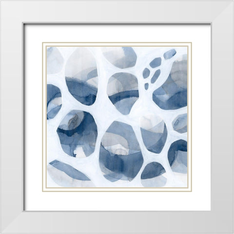 Lacuna II White Modern Wood Framed Art Print with Double Matting by Popp, Grace