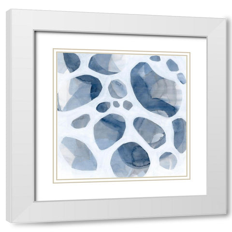 Lacuna III White Modern Wood Framed Art Print with Double Matting by Popp, Grace
