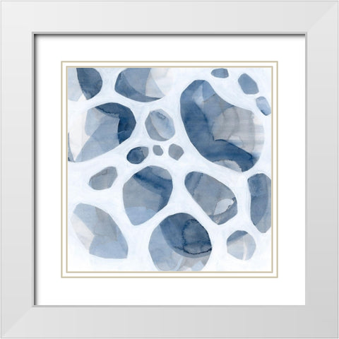 Lacuna III White Modern Wood Framed Art Print with Double Matting by Popp, Grace
