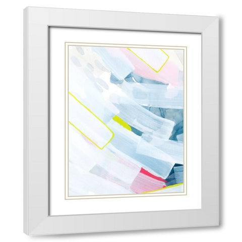 Enfold II White Modern Wood Framed Art Print with Double Matting by Popp, Grace