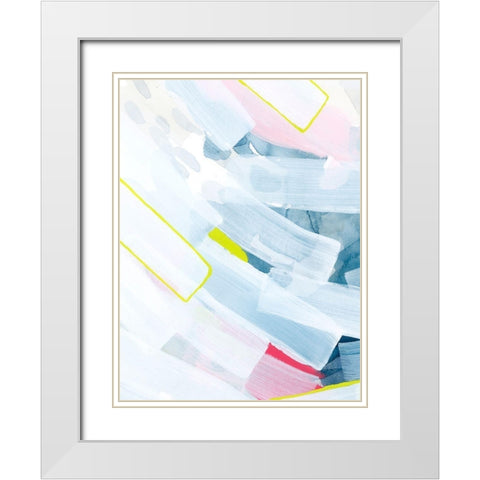 Enfold II White Modern Wood Framed Art Print with Double Matting by Popp, Grace