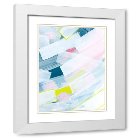 Enfold IV White Modern Wood Framed Art Print with Double Matting by Popp, Grace