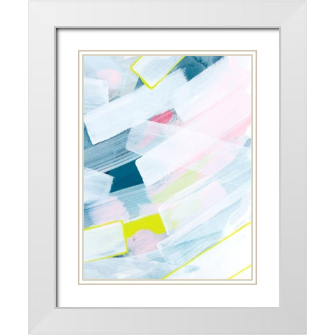 Enfold IV White Modern Wood Framed Art Print with Double Matting by Popp, Grace