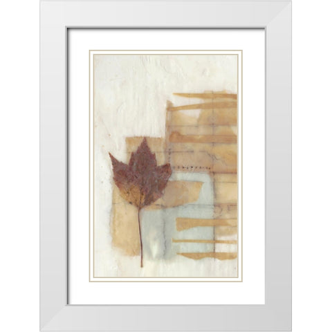 Found in Wax II White Modern Wood Framed Art Print with Double Matting by Goldberger, Jennifer