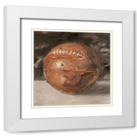 Vintage Leather II White Modern Wood Framed Art Print with Double Matting by Harper, Ethan