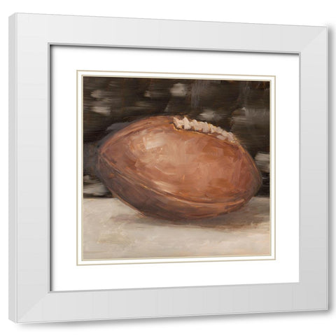 Vintage Leather IV White Modern Wood Framed Art Print with Double Matting by Harper, Ethan