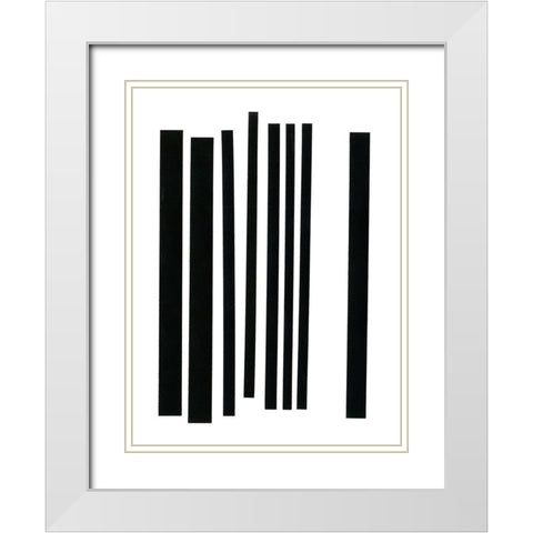 Prestige III White Modern Wood Framed Art Print with Double Matting by Moore, Regina