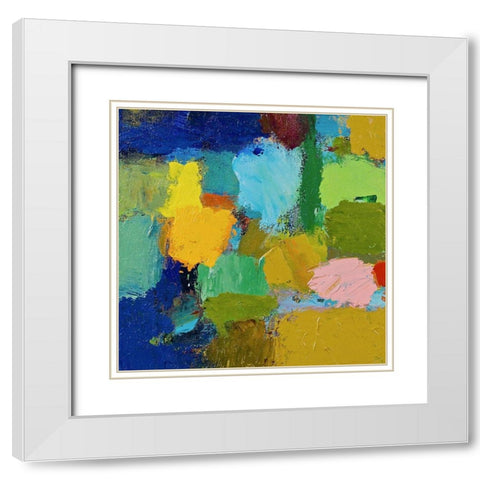 County Line II White Modern Wood Framed Art Print with Double Matting by Friedlander, Allan
