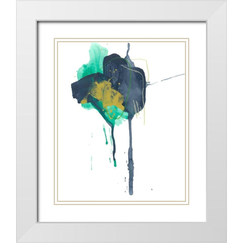 Morsel II White Modern Wood Framed Art Print with Double Matting by Vess, June Erica