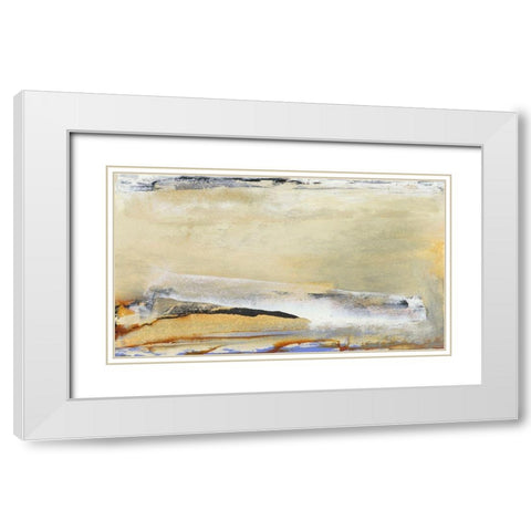 Tangent IV White Modern Wood Framed Art Print with Double Matting by Gordon, Sharon