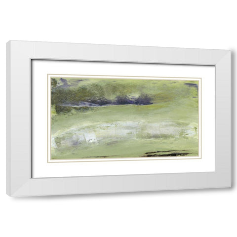 Tangent VI White Modern Wood Framed Art Print with Double Matting by Gordon, Sharon