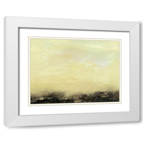 Elevated View I White Modern Wood Framed Art Print with Double Matting by Gordon, Sharon