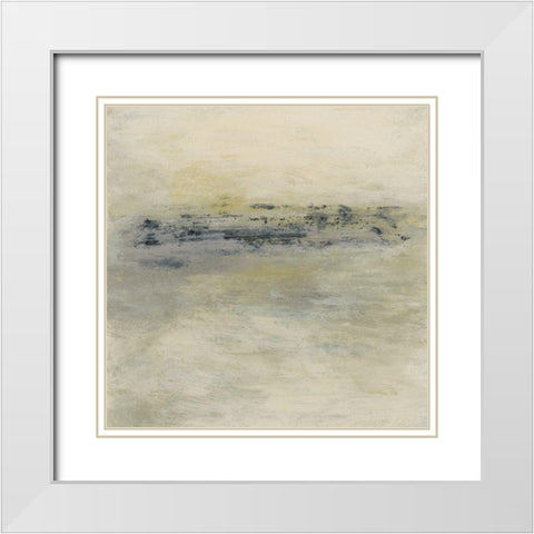 Fog Lifting IV White Modern Wood Framed Art Print with Double Matting by Gordon, Sharon
