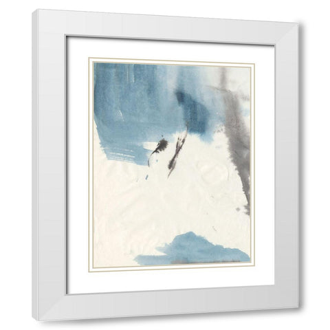 Peace I White Modern Wood Framed Art Print with Double Matting by Combs, Joyce