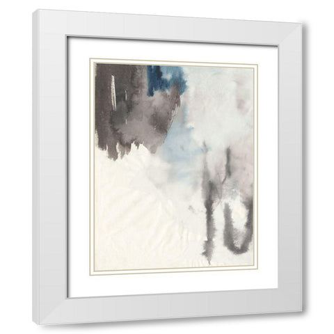 Peace II White Modern Wood Framed Art Print with Double Matting by Combs, Joyce
