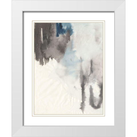 Peace II White Modern Wood Framed Art Print with Double Matting by Combs, Joyce