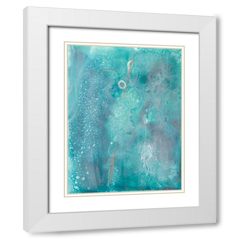 Pleasant Memories I White Modern Wood Framed Art Print with Double Matting by Combs, Joyce