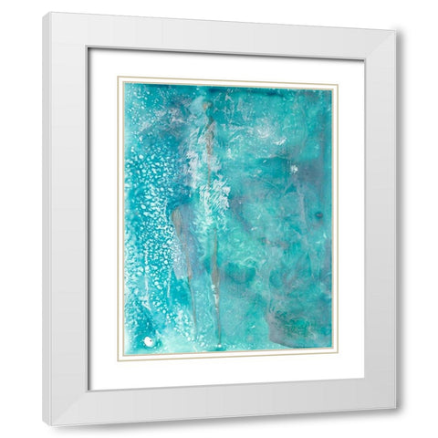 Pleasant Memories II White Modern Wood Framed Art Print with Double Matting by Combs, Joyce