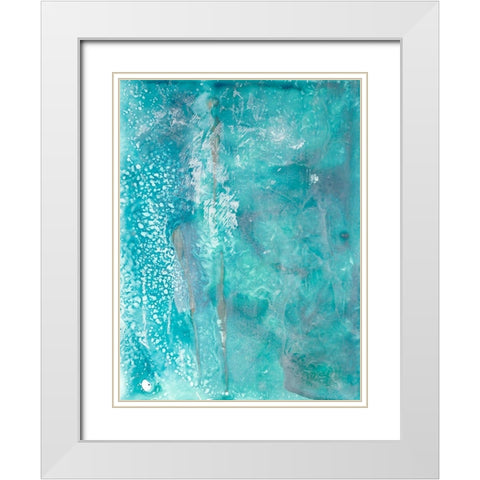 Pleasant Memories II White Modern Wood Framed Art Print with Double Matting by Combs, Joyce