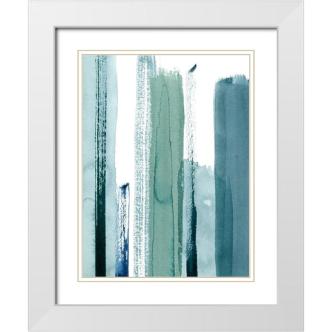 Stalagmite I White Modern Wood Framed Art Print with Double Matting by Popp, Grace