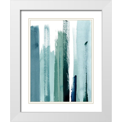 Stalagmite II White Modern Wood Framed Art Print with Double Matting by Popp, Grace
