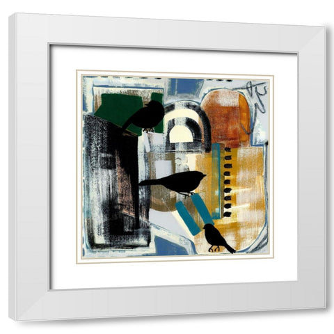 Treehouse Overture I White Modern Wood Framed Art Print with Double Matting by Daavettila, Tara