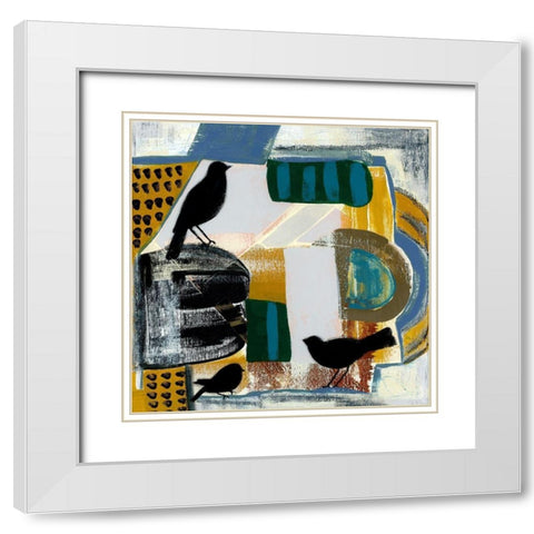 Treehouse Overture II White Modern Wood Framed Art Print with Double Matting by Daavettila, Tara