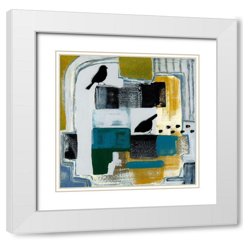 Treehouse Overture III White Modern Wood Framed Art Print with Double Matting by Daavettila, Tara