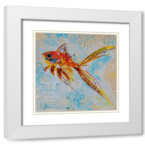 Always Looking Up III White Modern Wood Framed Art Print with Double Matting by St. Hilaire, Elizabeth