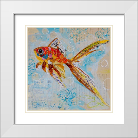 Always Looking Up III White Modern Wood Framed Art Print with Double Matting by St. Hilaire, Elizabeth