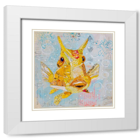 Always Looking Up VI White Modern Wood Framed Art Print with Double Matting by St. Hilaire, Elizabeth