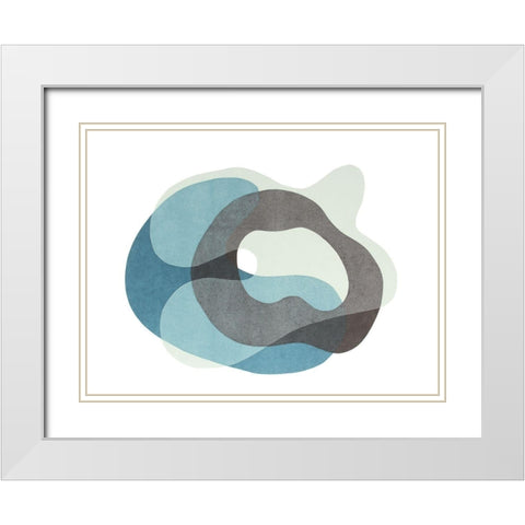 Homage to Eames I White Modern Wood Framed Art Print with Double Matting by Delamater, Rob