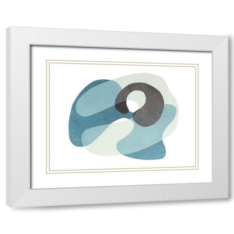 Homage to Eames II White Modern Wood Framed Art Print with Double Matting by Delamater, Rob