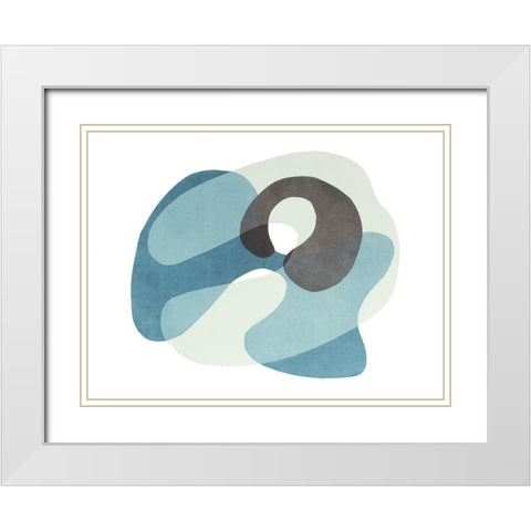 Homage to Eames II White Modern Wood Framed Art Print with Double Matting by Delamater, Rob