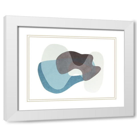 Homage to Eames III White Modern Wood Framed Art Print with Double Matting by Delamater, Rob