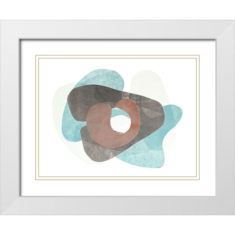 Homage to Eames V White Modern Wood Framed Art Print with Double Matting by Delamater, Rob