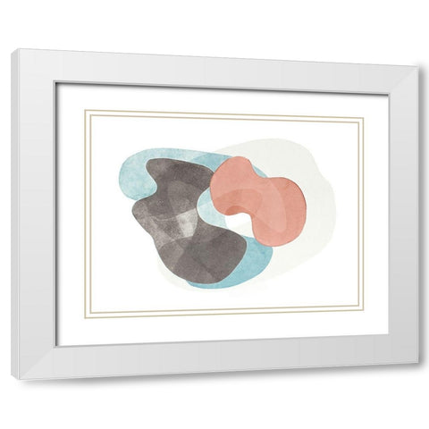 Homage to Eames VI White Modern Wood Framed Art Print with Double Matting by Delamater, Rob