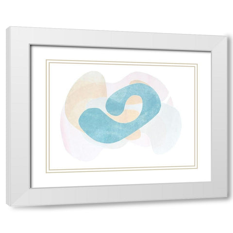 Homage to Eames VIII White Modern Wood Framed Art Print with Double Matting by Delamater, Rob