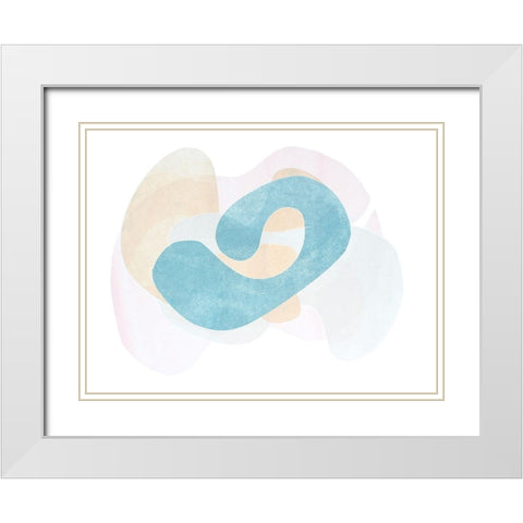 Homage to Eames VIII White Modern Wood Framed Art Print with Double Matting by Delamater, Rob